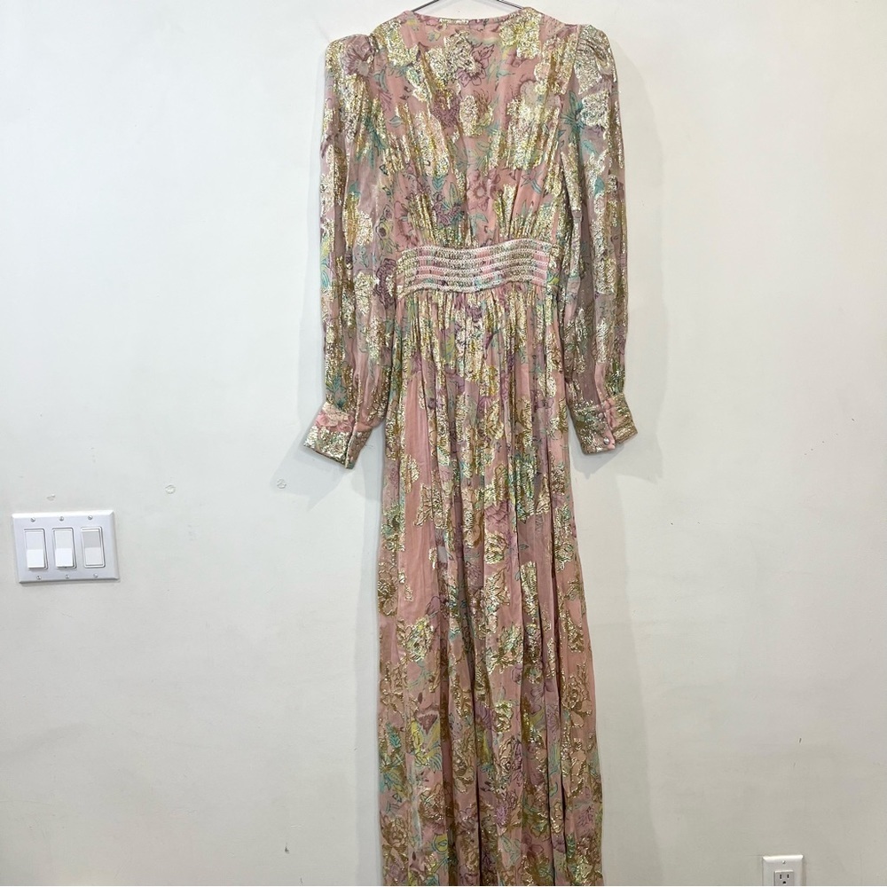 Hemant and Nandita Nora Maxi Dress in rose pink size XS - Picture 13 of 14